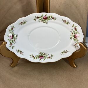 JOHANN HAVILAND Moss Rose GRAVY BOAT UNDER PLATE ONLY  Replacement